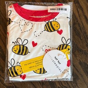 NWT - Little Sleepies Bee Mine Pajama Set (3T)